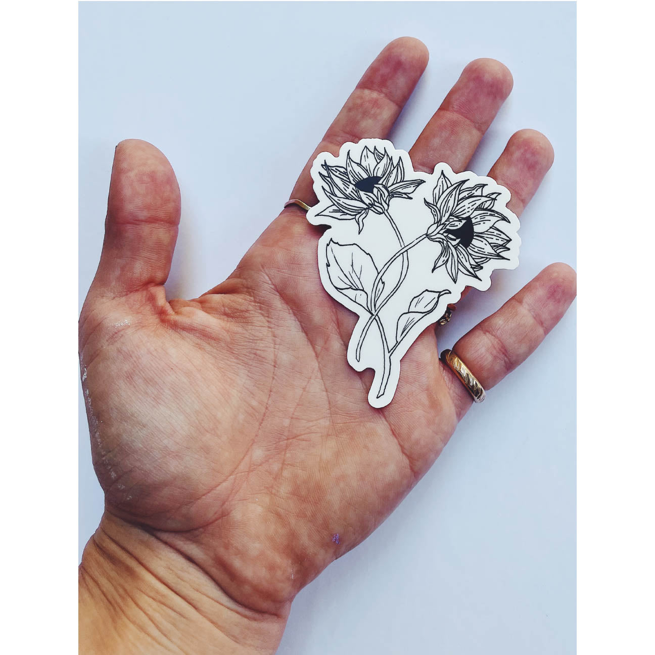 Entwined Floral Sticker